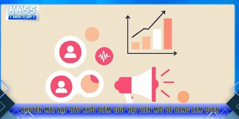 Khuyến mãi nạp đầu khởi điểm giúp hội viên mới dễ dàng làm quen